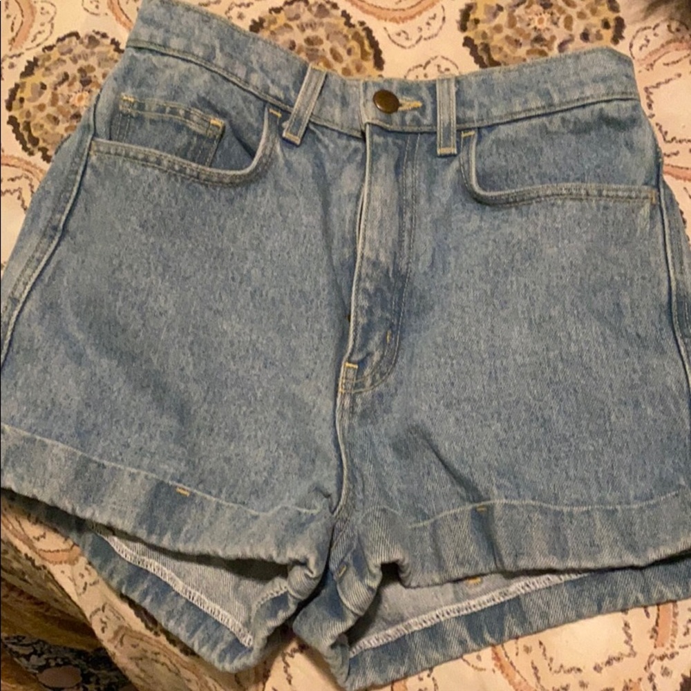 American Apparel denim shorts